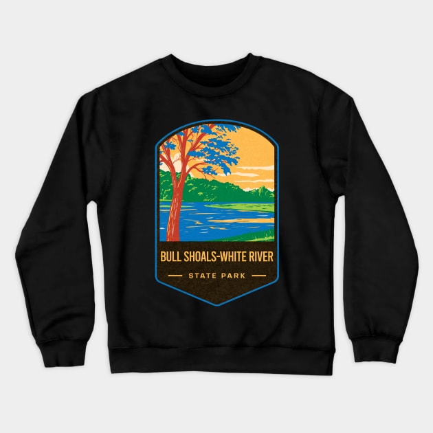 Bull Shoals-White River State Park Crewneck Sweatshirt by JordanHolmes